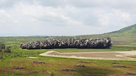 פיצוץ מוקשים ברמת הגולן